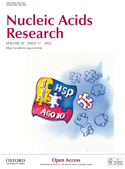 Nucleic Acids Research Cover Image for Volume 50, Issue 17