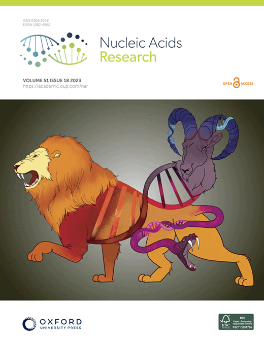 Nucleic Acids Research Cover Image for Volume 51, Issue 18