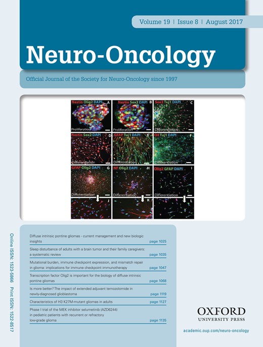 Neuro-Oncology Cover Image for Volume 19, Issue 8
