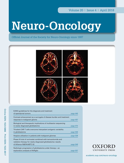 Volume 20 Issue 4 NeuroOncology Oxford Academic