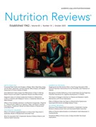 Nutrition Reviews Cover Image