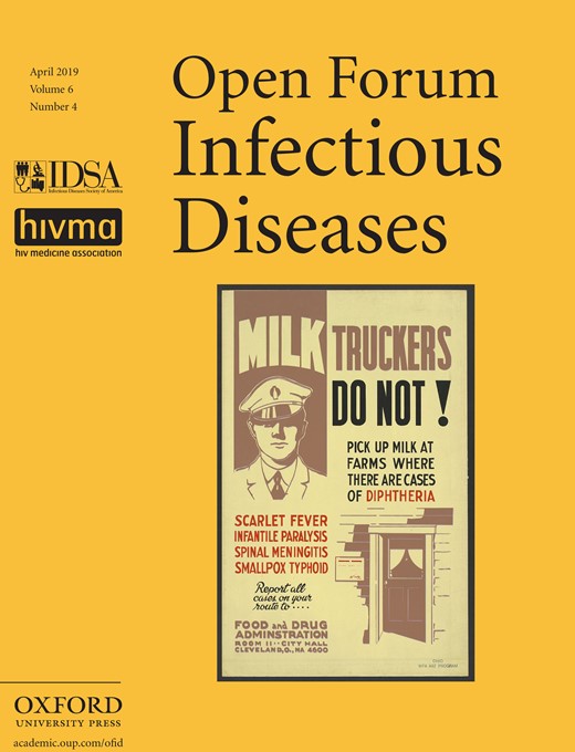 Open Forum Infectious Diseases Cover Image for Volume 6, Issue 4