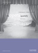 The Opera Quarterly Cover Image