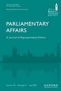 Parliamentary Affairs Cover Image