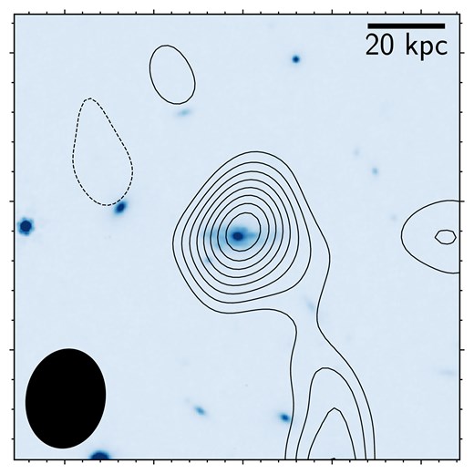 Alt Text: An image with contours to show CO emission.