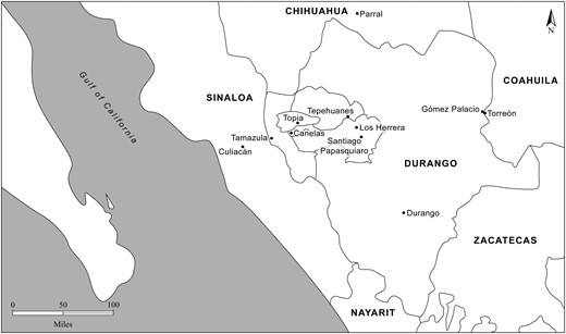 THE OPIUM-PRODUCING MUNICIPALITIES OF NORTHERN DURANGO