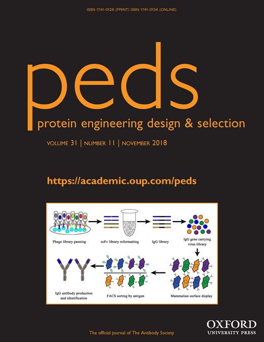 Protein Engineering, Design and Selection Cover Image for Volume 31, Issue 11
