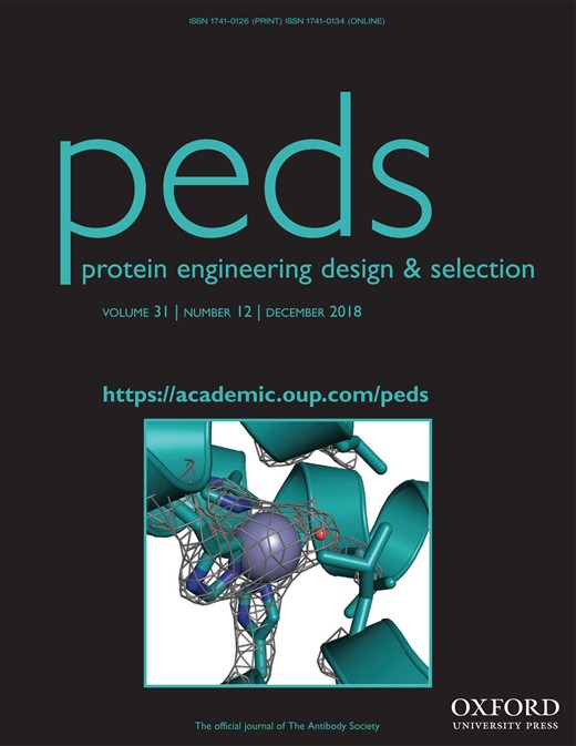 Protein Engineering, Design and Selection Cover Image for Volume 31, Issue 12