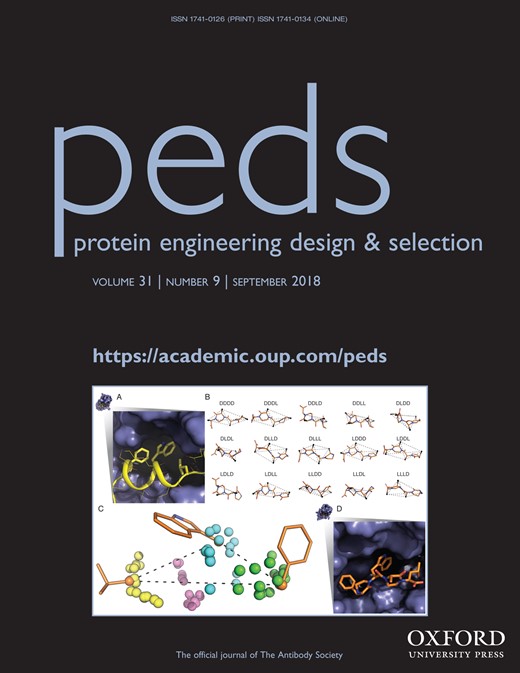 Protein Engineering, Design and Selection Cover Image for Volume 31, Issue 9