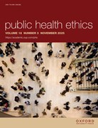 Public Health Ethics Cover Image