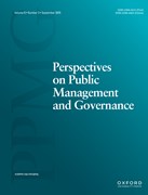 Perspectives on Public Management and Governance Cover Image