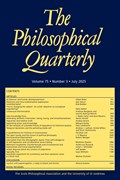 The Philosophical Quarterly Cover Image