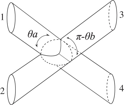 Feynman diagram using the four-point interaction.