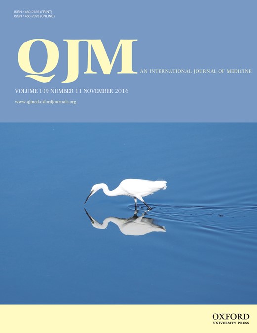QJM: An International Journal of Medicine Cover Image for Volume 109, Issue 11