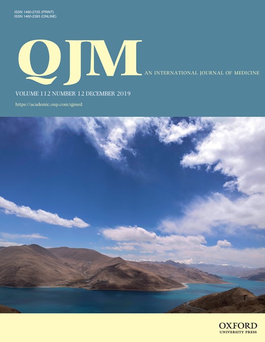 QJM: An International Journal of Medicine Cover Image for Volume 112, Issue 12
