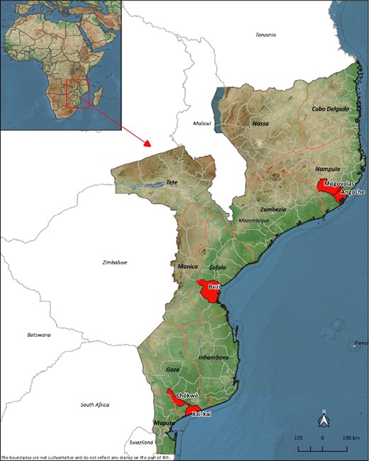 Map of study sites.