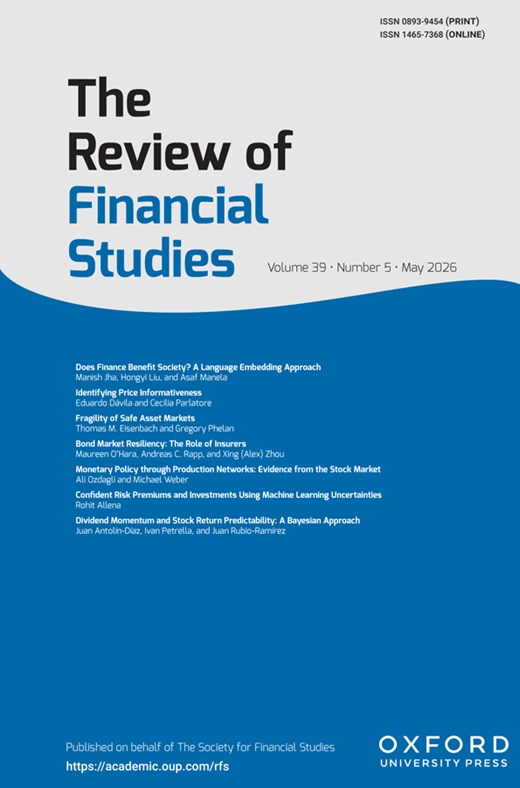 Volume 39 Issue 5 | The Review of Financial Studies | Oxford Academic