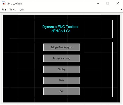 Temporal dFNC toolbox.