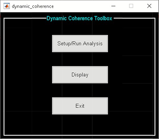 Dynamic coherence toolbox.