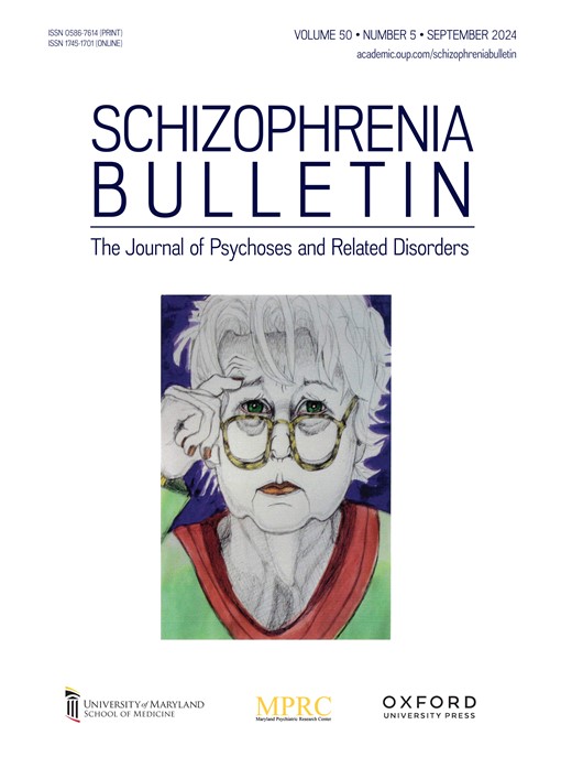 Schizophrenia Bulletin Cover Image for Volume 50, Issue 5