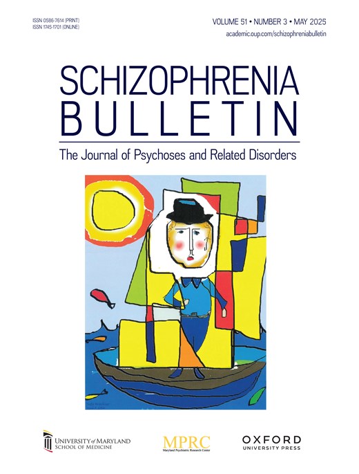 Schizophrenia Bulletin Cover Image for Volume 51, Issue 3