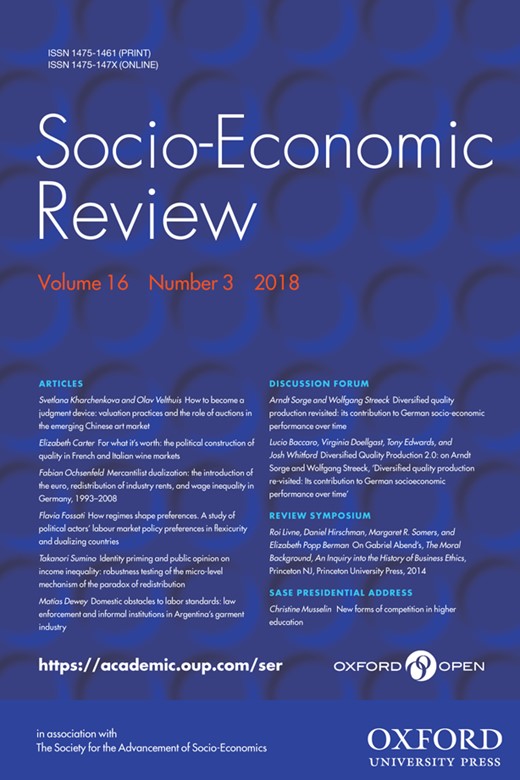 New forms of competition in higher education1 | Socio-Economic Review