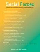 Social Forces Cover Image for Volume 88, Issue 1