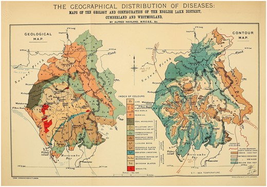 Alfred Haviland, Maps of the Geology and Configuration of the English Lake District, Cumberland and Westmorland, Wellcome Library, London