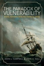 Book cover for The Paradox of Vulnerability: States, Nationalism, and the Financial Crisis