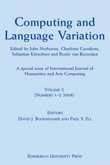 Book cover for Computing and Language Variation: International Journal of Humanities and Arts Computing