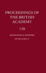 Proceedings of the British Academy, 138 Biographical Memoirs of Fellows, V