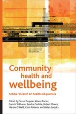 Book cover for Community health and wellbeing: Action research on health inequalities