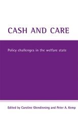 Book cover for Cash and care: Policy challenges in the welfare state