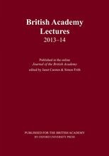 British Academy Lectures 2013-14