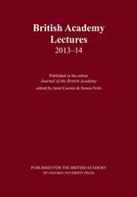 Book cover for British Academy Lectures 2013-14