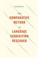 Book cover for The Comparative Method of Language Acquisition Research
