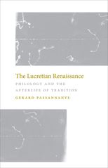 Book cover for The Lucretian Renaissance: Philology and the Afterlife of Tradition