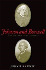 Book cover for Johnson and Boswell: A Biography of Friendship