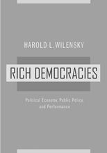 Rich Democracies: Political Economy, Public Policy, and Performance 