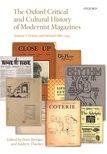 Book cover for The Oxford Critical and Cultural History of Modernist Magazines: Volume I: Britain and Ireland 1880-1955