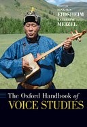Book cover for The Oxford Handbook of Voice Studies
