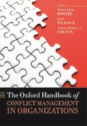 Book cover for The Oxford Handbook of Conflict Management in Organizations