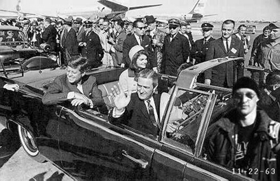 An alternative tradition developed wherein Tourist Guy appears at the scene of various earth-shattering events, such as the assassination of President Kennedy in Dallas in 1963.