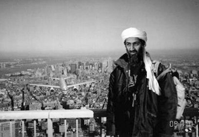 In another twist on the Tourist Guy tradition, the variable is Tourist Guy himself, here replaced by Osama bin Laden.