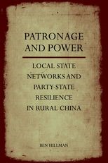 Book cover for Patronage and Power: Local State Networks and Party-State Resilience in Rural China