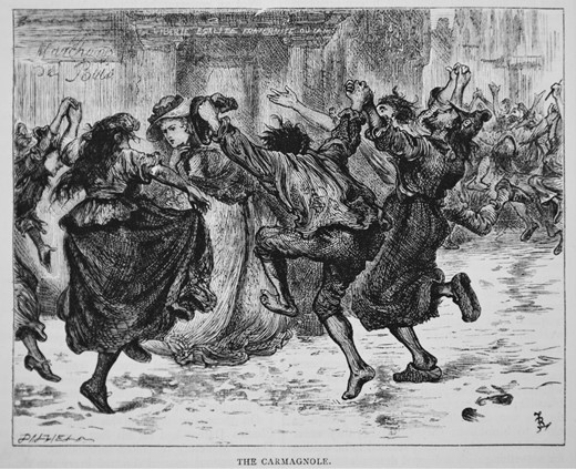  Fred Barnard, ‘The Carmagnole’, 10.7 cm × 13.8 cm. Wood engraving. Illustration for Charles Dickens, A Tale of Two Cities. The Household Edition (London: Chapman and Hall, 1873), page 132. Courtesy Xavier University Library, Cincinnati, Ohio