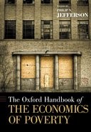 The Oxford Handbook of the Economics of Poverty