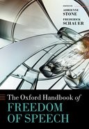 Book cover for The Oxford Handbook of Freedom of Speech