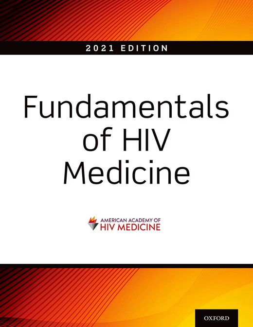 Book cover for Fundamentals of HIV Medicine 2021