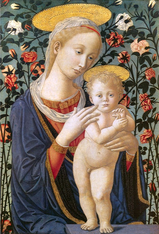 Madonna and Child. Anon. follower of Filippo Lippi (1406‒1459).